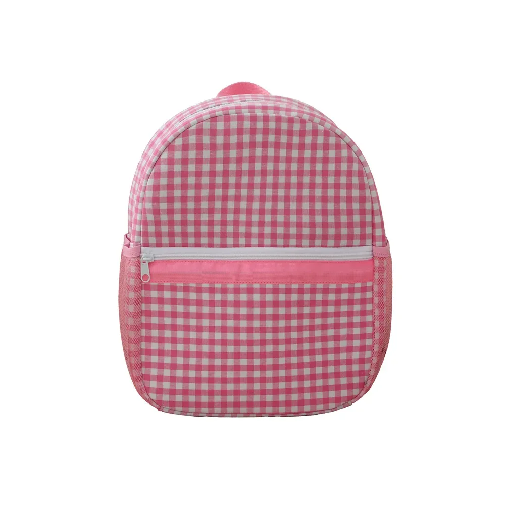 sac à dos scolaire pour tout-petits, sac à dos mignon à carreaux pour filles, enfants, 12 pouces pour la maternelle, 15 pouces pour les adolescents du secondaire