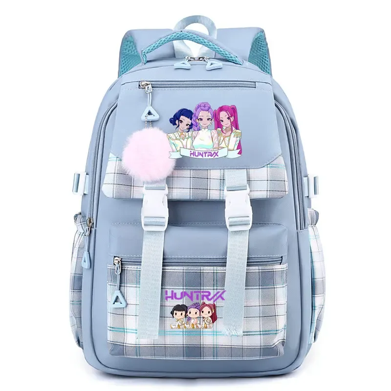sac à dos d'étudiant k-pop demon hunters, cartable de grande capacité pour adolescents, sac à dos de voyage pour ordinateur portable pour femmes, cadeau