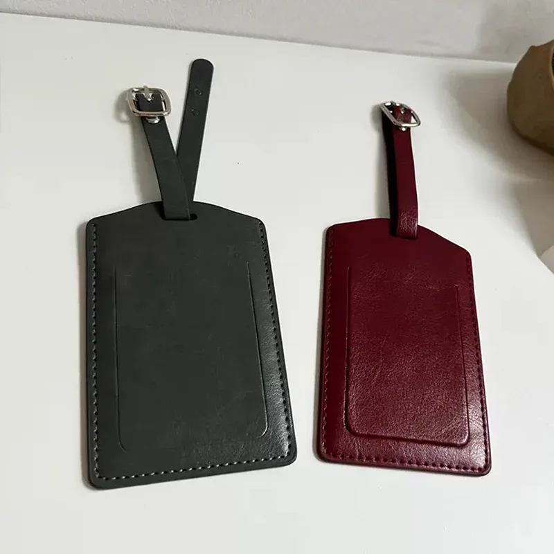 étiquette de bagage avec initiales personnalisées, étiquette de bagage d'affaires de voyage, en cuir pu épais, passe d'embarquement, étiquette de valise à rabat, cadeau de mariage