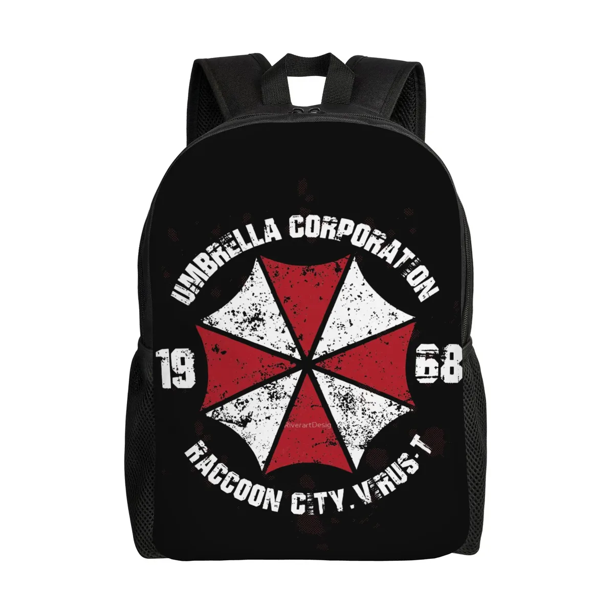 sac à dos décontracté umbrella corporation resident evil pour homme et femme, idéal pour le lycée, le travail, les activités de plein air et l'université