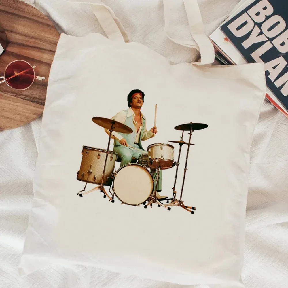 sac fourre-tout bruno mars y2k personnalisable, sacs en tissu pour le shopping, les courses, femme