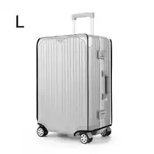 housse de protection transparente en pvc pour bagages à roulettes, housse extérieure résistante à l'usure, protection transparente