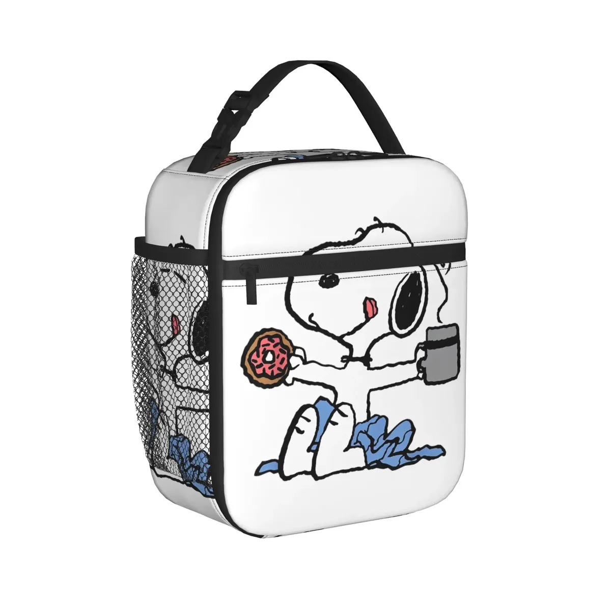 s-dog-snoopies cartoon merch sac isotherme pour le déjeuner, sac isotherme pour le travail, sac de rangement pour aliments, boîtes à déjeuner thermiques portables