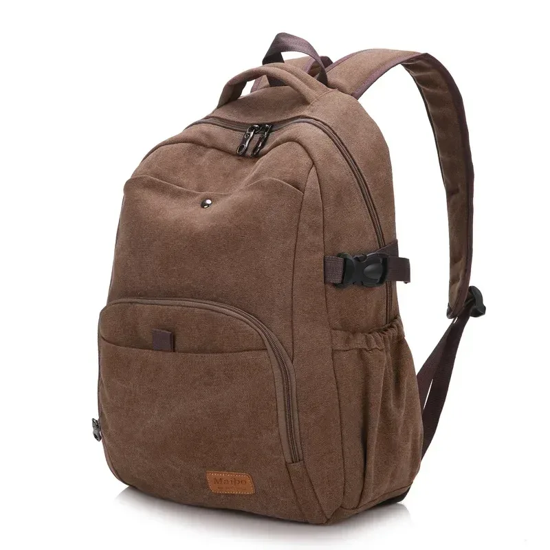 nouveau coton toile sac à dos mâle version coréenne de grande capacité étudiant sac femme rétro décontracté en plein air voyage sac à dos mochila