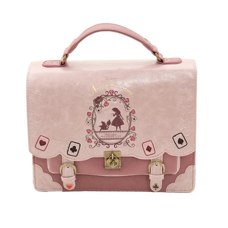 jierotyx femmes sac à dos fille alice sac au pays des merveilles école sac à dos sac femmes sacs à main sac noir gothique punk style offre spéciale