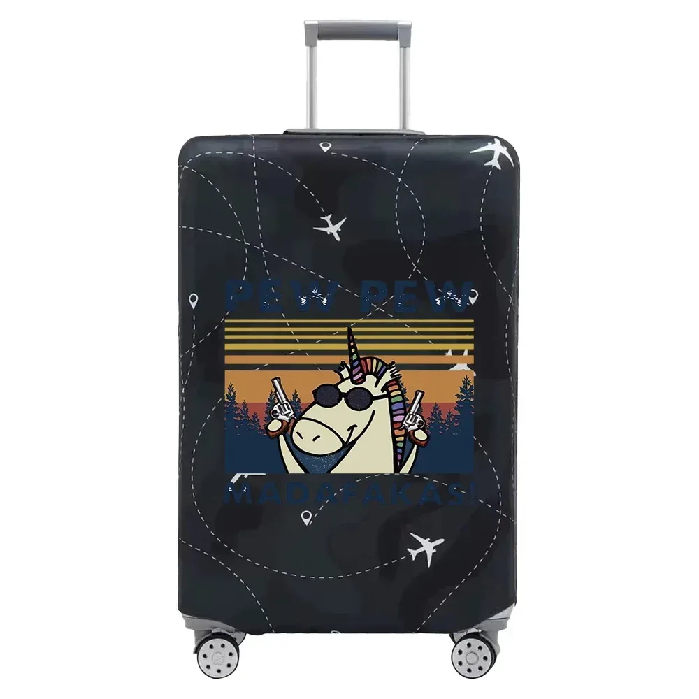 juste de protection en tissu pour bagages, housse anti-poussière, valise anti-rayures imbibée pour sac de 18 à 32 pouces, motif pew, accessoires de voyage