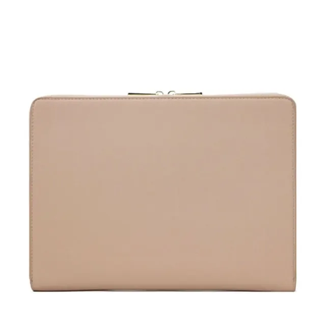juste en cuir microcarence saffiano monogramme pour ipad, sac de protection pour ipad 11 ", coussin de voyage pour homme, poudres pour ordinateur portable 13"