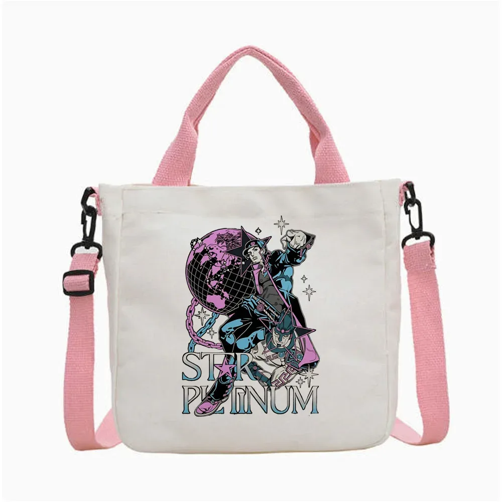 sac fourre-tout jojo bizarre adventure gyro zeppeli, sac de shopping pliable, personnalisable, réutilisable, femme
