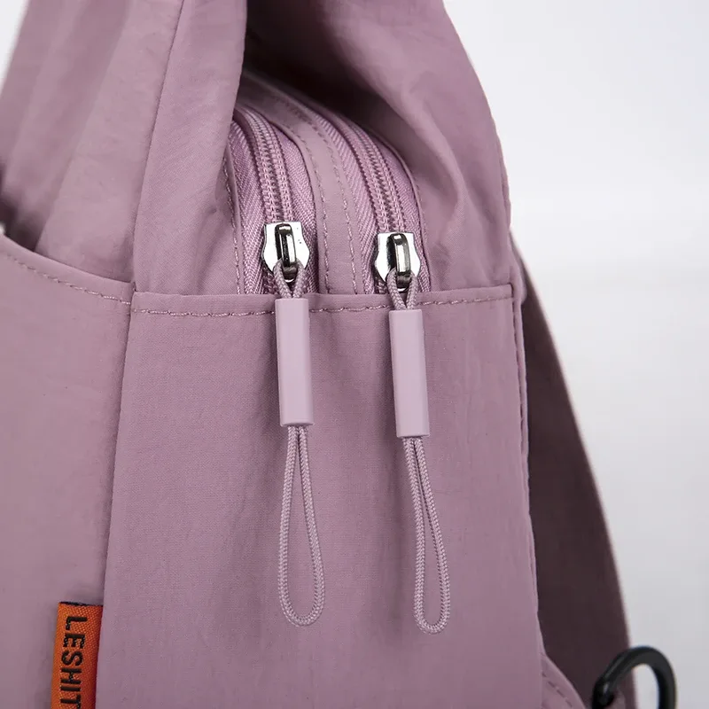 sac à dos léger et résistant à l'eau pour femmes, en tissu oxford durable, organisateur multi-poches pour les trajets quotidiens, les étudiants et les voyages