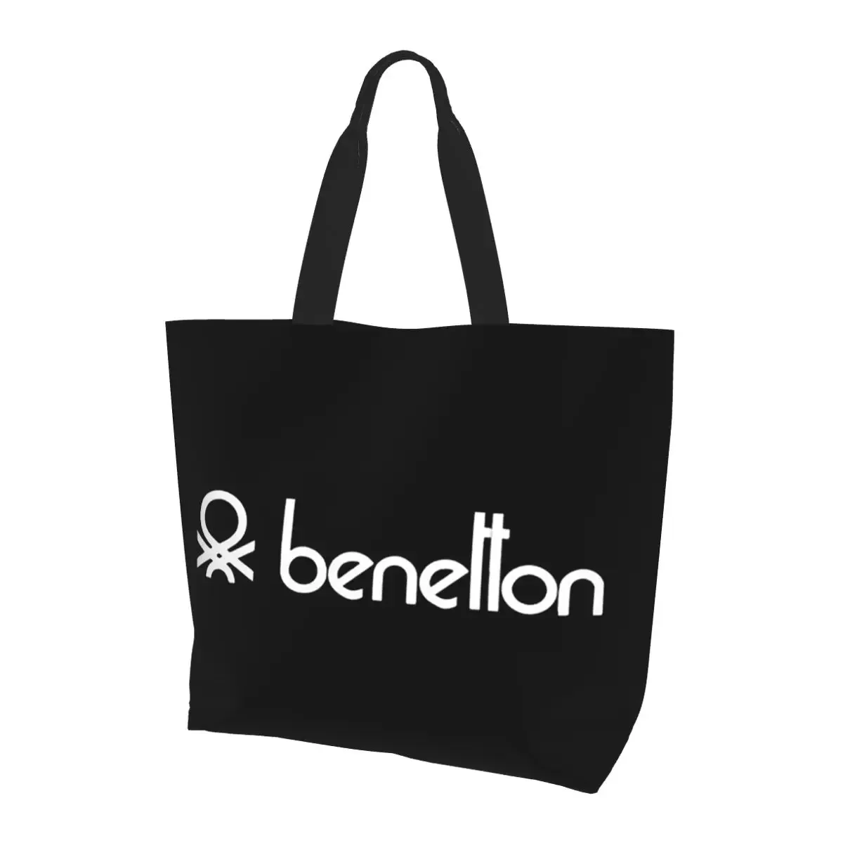 united colors of benetton sac fourre-tout en toile de grande capacité, sac à bandoulière, sac à provisions pour femmes