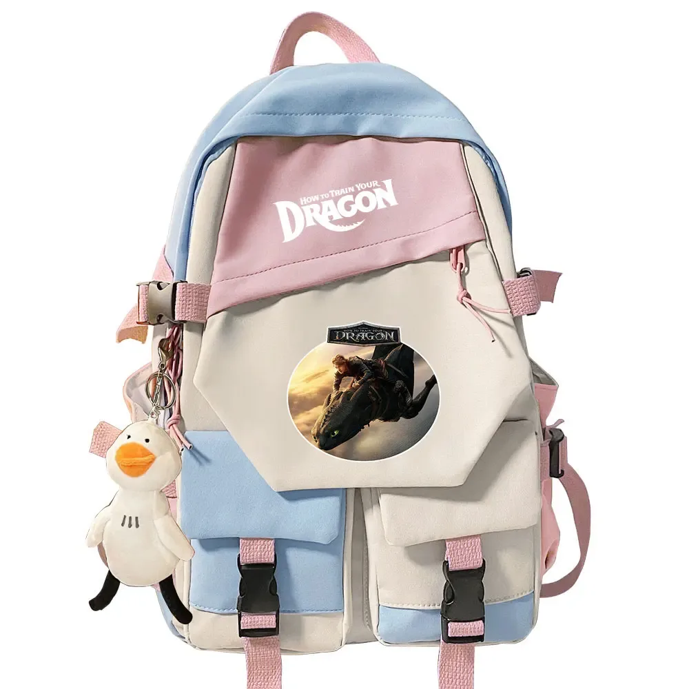sac à dos pour filles et garçons « comment dresser son dragon », sac à dos pour l'école, sac à dos pour adolescents, femmes, voyage, ordinateur portable, sac à dos pour étudiants, mochila