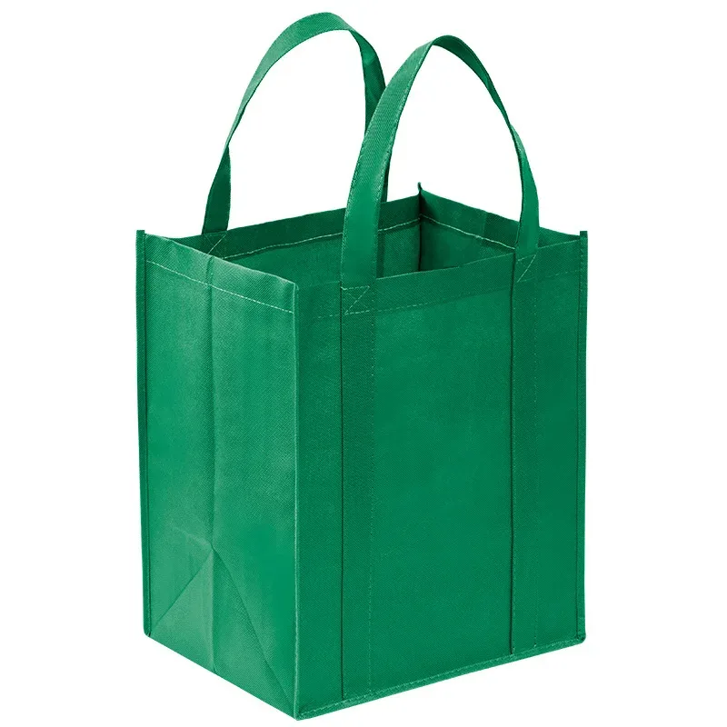 sacs à provisions réutilisables simples pour femmes, sac à main d'épicerie portable et écologique, sac fourre-tout de grande capacité, pliable et rapide