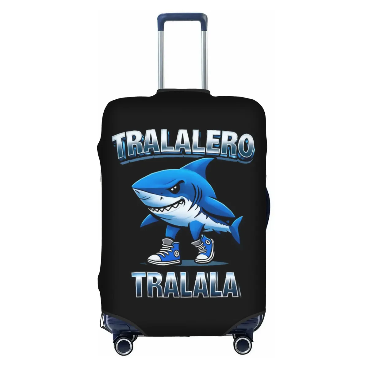 housse de protection élastique pour valise, motif humoristique italien tung tung tung sahur funk, convient aux valises de 18 à 32 pouces