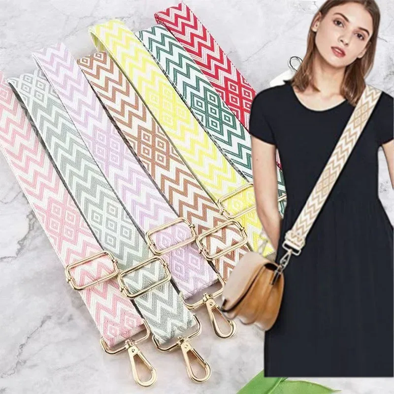bandoulière à la mode et polyvalente, sangle de sac réglable et multifonctionnelle, sac à bandoulière simple remplaçable, accessoire de bagage