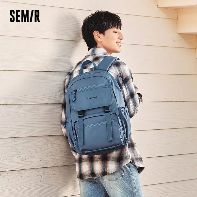 semir-sac à dos observateur de grande capacité pour homme cartable d'ordinateur, fouet de bergame, pour couple, nouvelle collection 2024