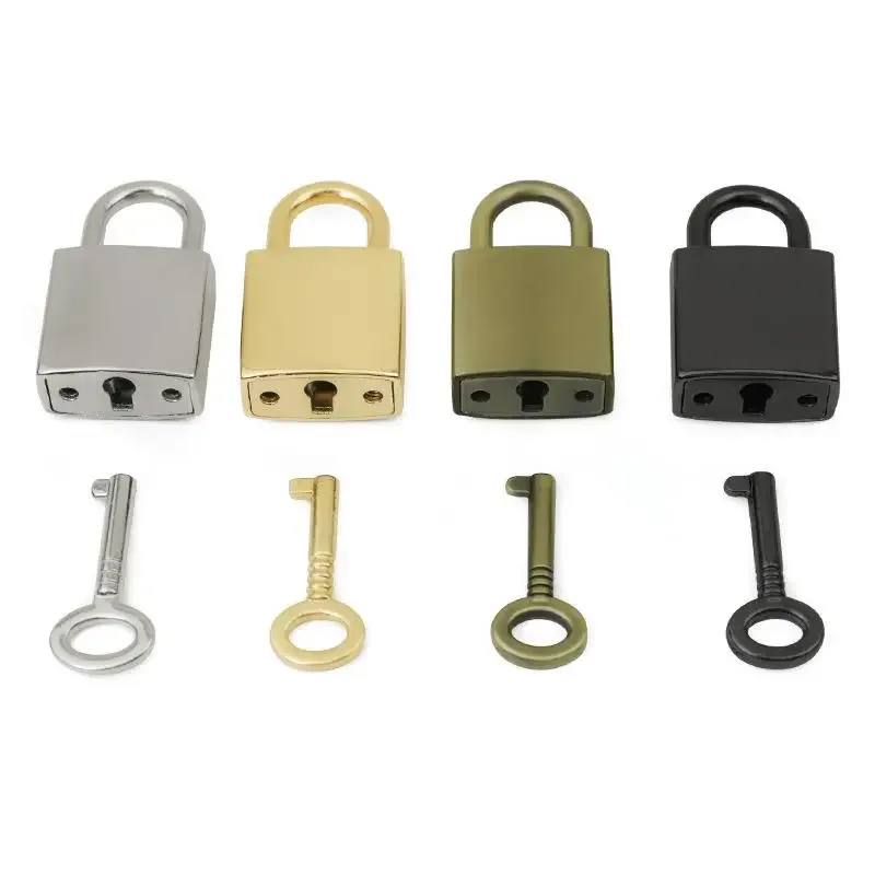 mini cadenas en métal de haute qualité avec clé pour coffret à bijoux, boîte de rangement, agenda, livre, valise, sac - ensemble de cadenas.