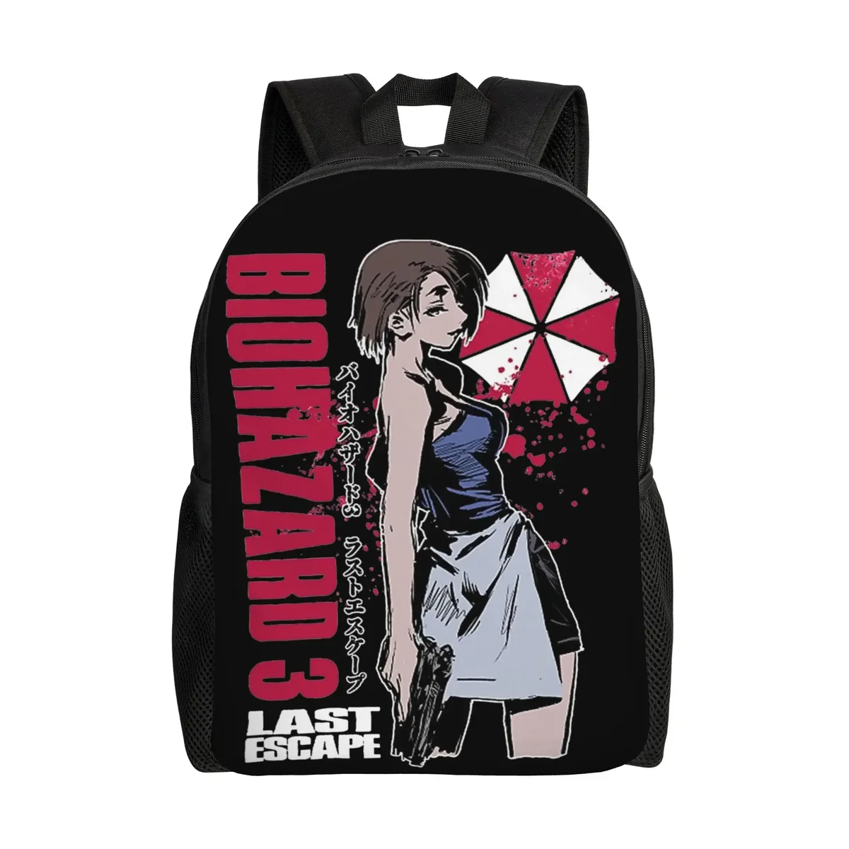 sac à dos décontracté umbrella corporation resident evil pour homme et femme, idéal pour le lycée, le travail, les activités de plein air et l'université