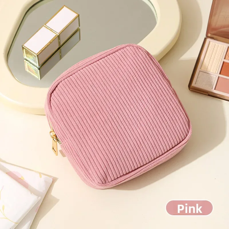 pochette de rangement mini pour maquillage et cosmétiques, étui pour rouges à lèvres et serviettes hygiéniques, sacs de voyage organisateurs pour femmes, petite pochette 2026