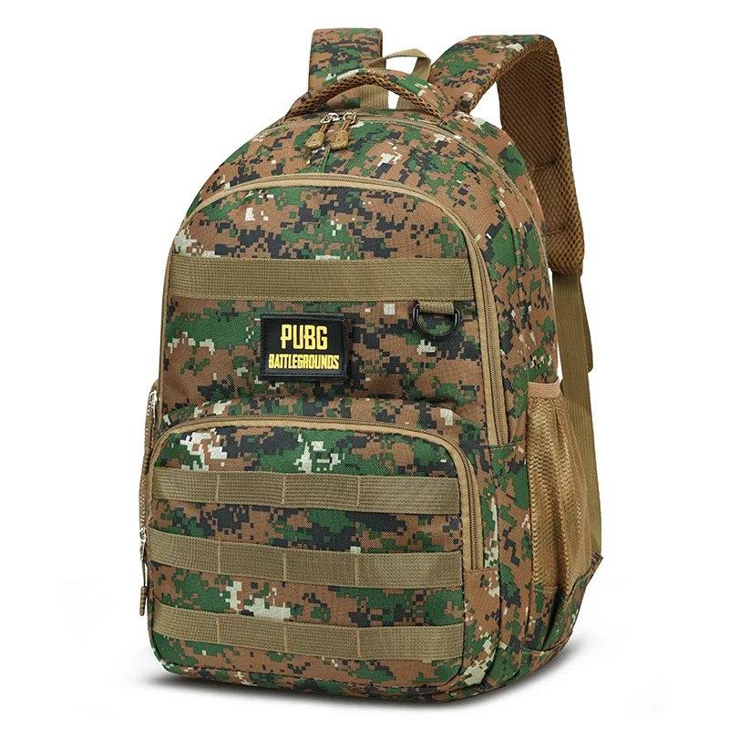 camsolomon-sac à dos dulbackpack pour homme, grande capacité, style pubg extérieur, sac d'école de voyage étanche, multifonctionnel pour 03/us
