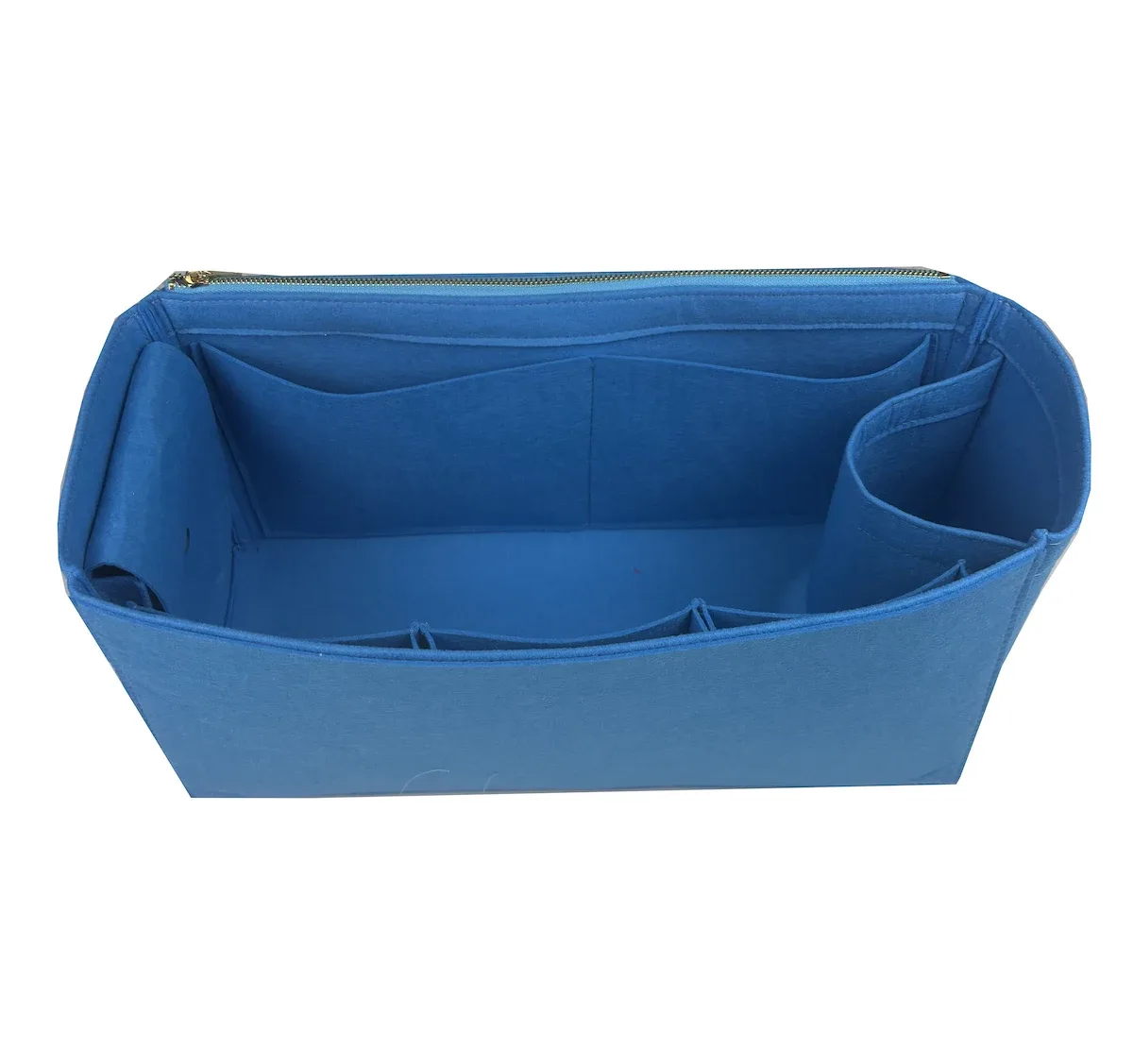 organisateur de sac à main en feutre premium 3mm (fait main/20 couleurs) avec poche zippée amovible, compatible avec les sacs keepall 45, 50, 55, 60