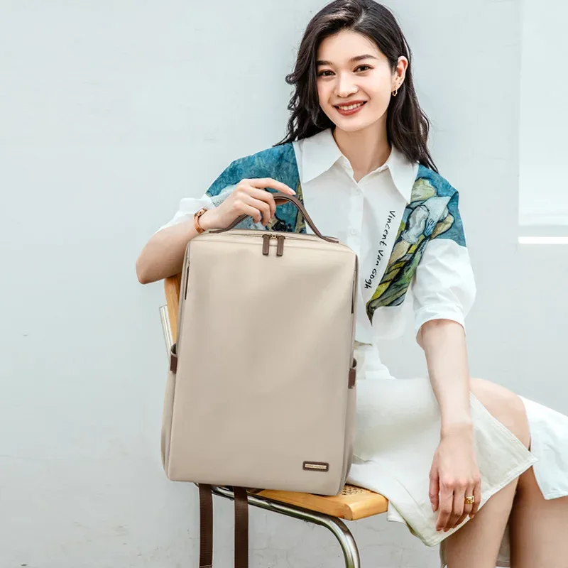 golf sac à dos décontracté femmes sac à dos pour ordinateur portable en nylon 15 6 pouces étanche 14 pouces sac à dos multi poche élégant de haute qualité