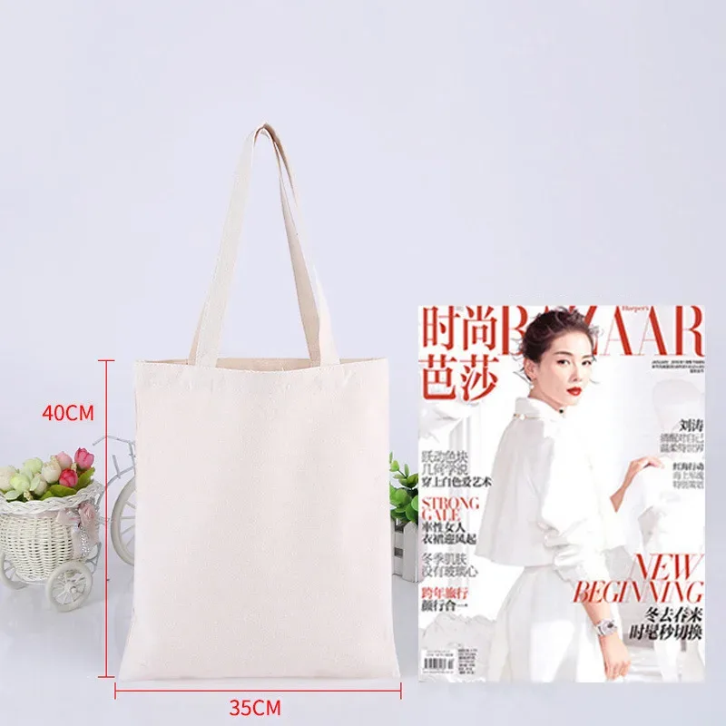 100 pièces/lot, vente en gros, sacs fourre-tout en toile de grande capacité, logo personnalisé, sacs réutilisables en coton écologique, sacs de courses promotionnels