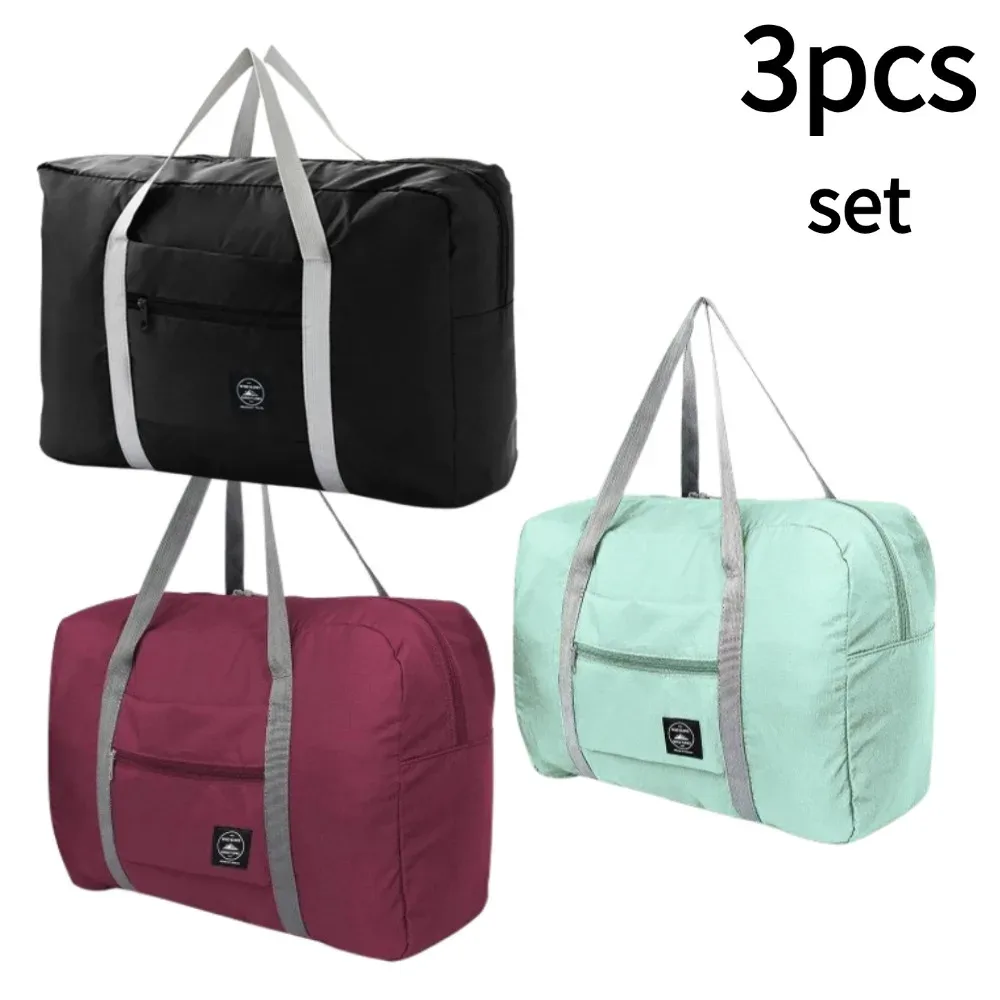 sac de voyage pliable 1-3 pièces pour les compagnies aériennes, sac de transport léger de grande capacité, pour les voyages sportifs de week-end, pour unisexe