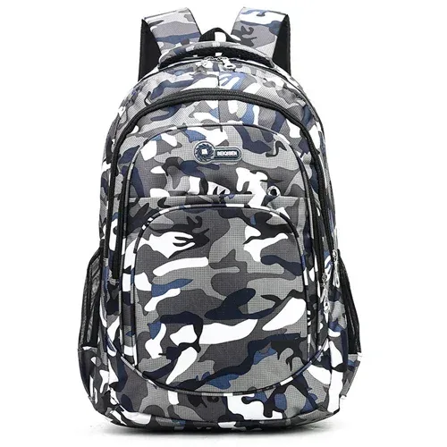sac à dos scolaire camouflage hommes sacs à dos voyage enfants cartable pour cool garçon sacs d'école militaires pour adolescents garçons filles mochila