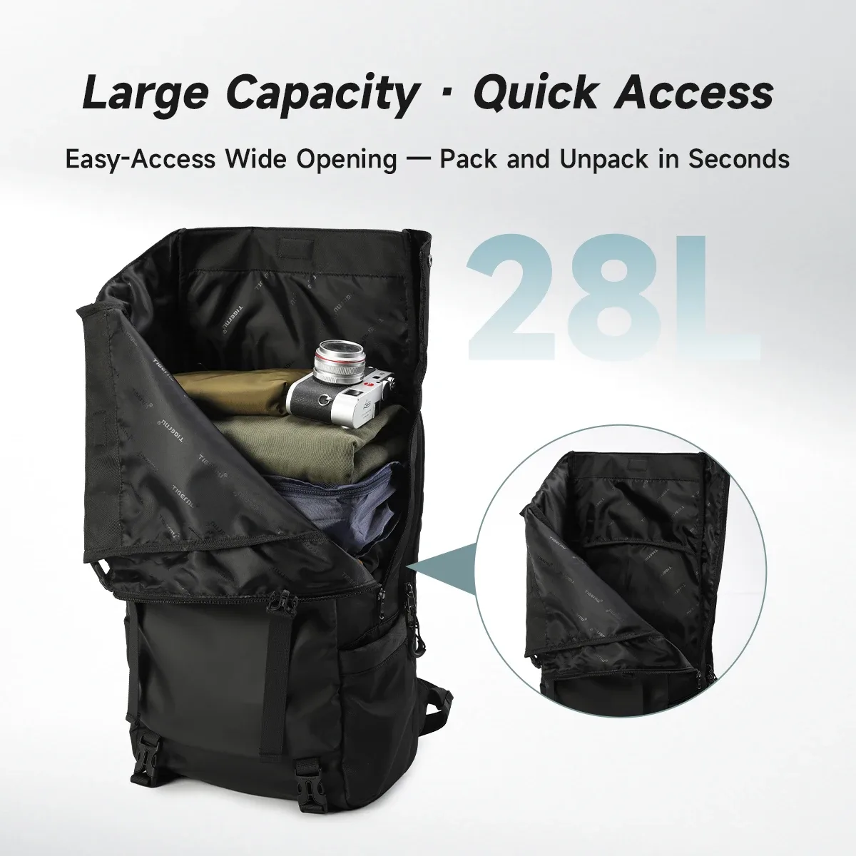 tigernu voyage sac à dos mâle tpu sac à dos étanche hommes sacs extensible hommes sac à dos sacs d'affaires école sac à dos
