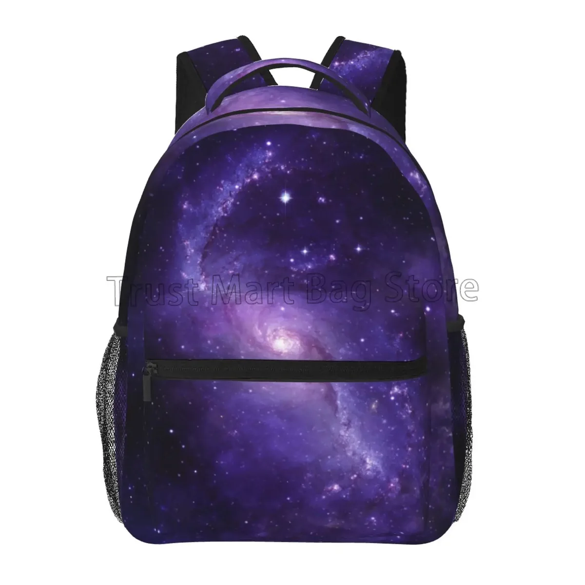 sac à dos blue galaxy starry stars pour adolescents, sac à dos pour filles et garçons, sac de voyage pour ordinateur portable, espace, lycée