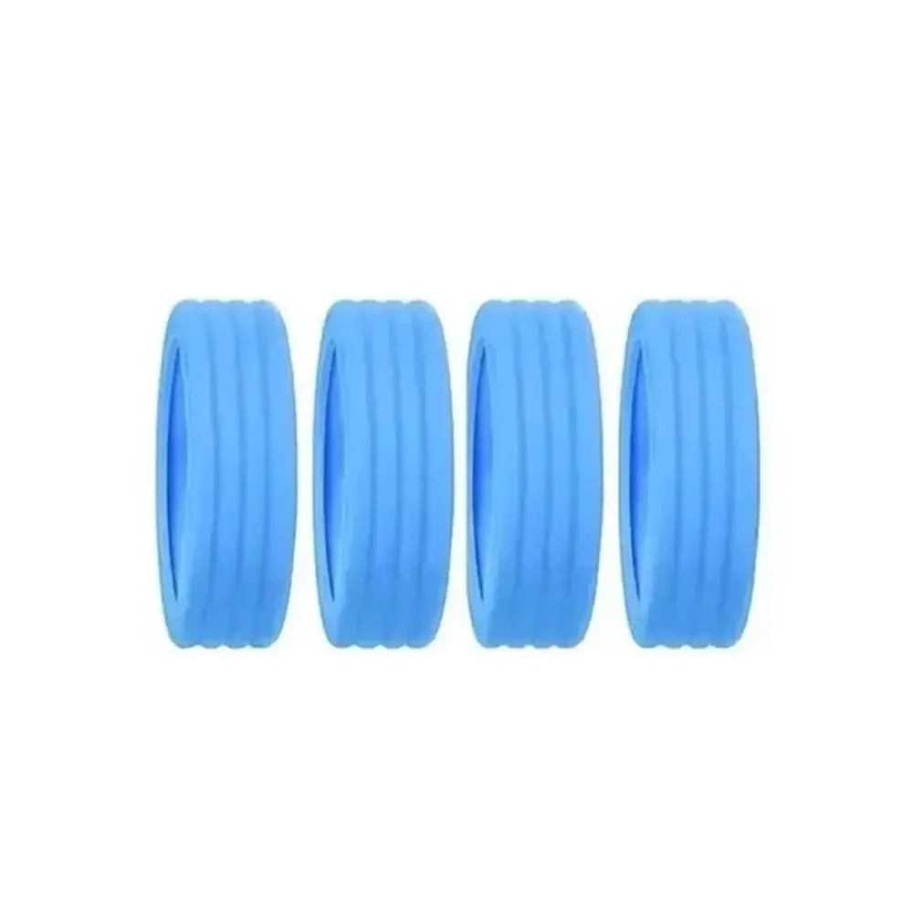 protecteur de roues de bagage en silicone avec son silencieux, accessoire de protection de valise, 4/8 pièces