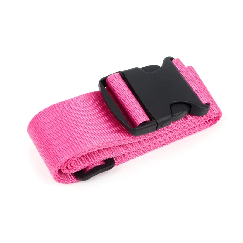 sangles de bagage droites pour valise, ceinture de bagage en polyester avec boucle de déverrouillage réglable, accessoire de voyage