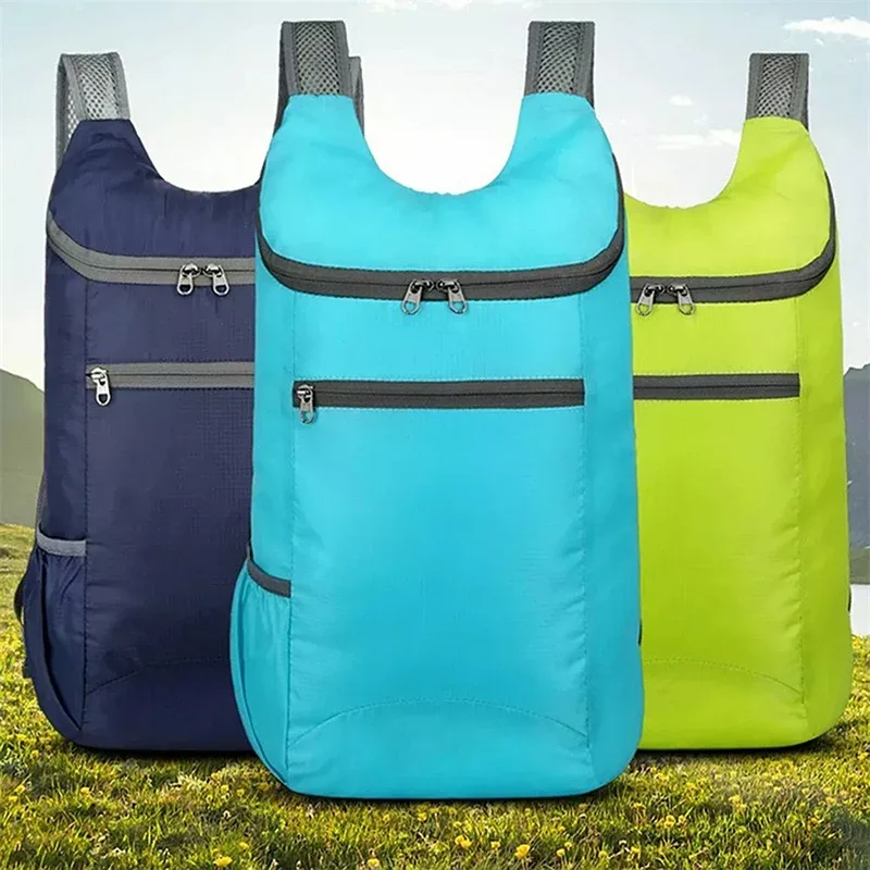 sac à dos pliable étanche pour hommes et femmes, sac de jour de voyage, sac de sport de loisirs, sac de camping portable, sac de randonnée, sac de plein air, grande capacité, unisexe