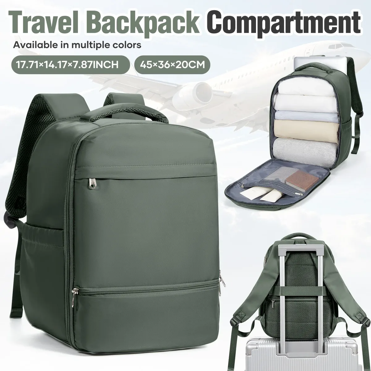 sac à dos de voyage pour avion 45x36x20 pour easyjet, sac à dos de cabine 30l, sac à main, sac à dos pour homme, sac à dos pour ordinateur portable, sac à dos de voyage et de travail