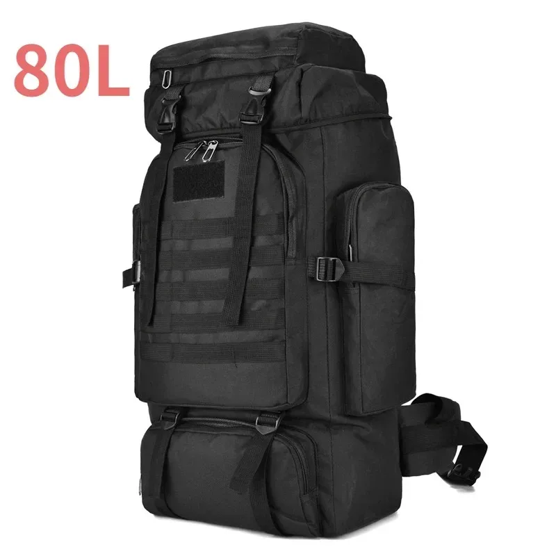 grand sac à dos d'alpinisme pour l'extérieur, sacs à dos d'escalade, sacs de voyage de camping, randonnée, 80l, 100l