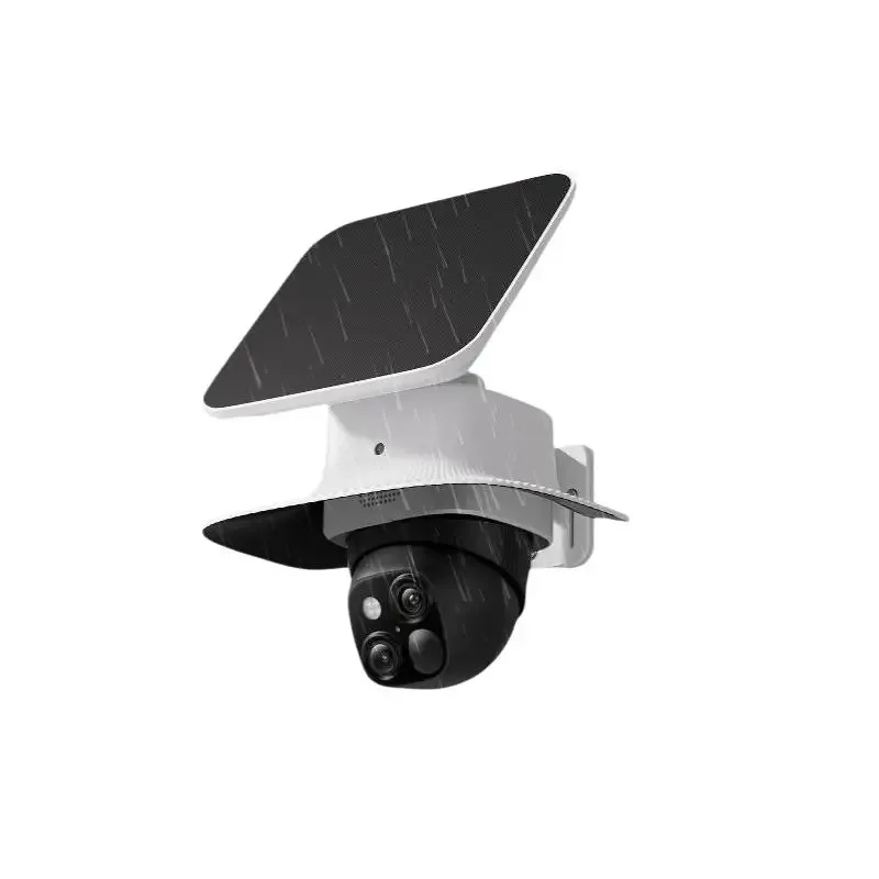 Housse de protection blanche pour caméra de sécurité, en ABS, résistante aux intempéries, pour Eufy S340, protection contre la pluie et le soleil