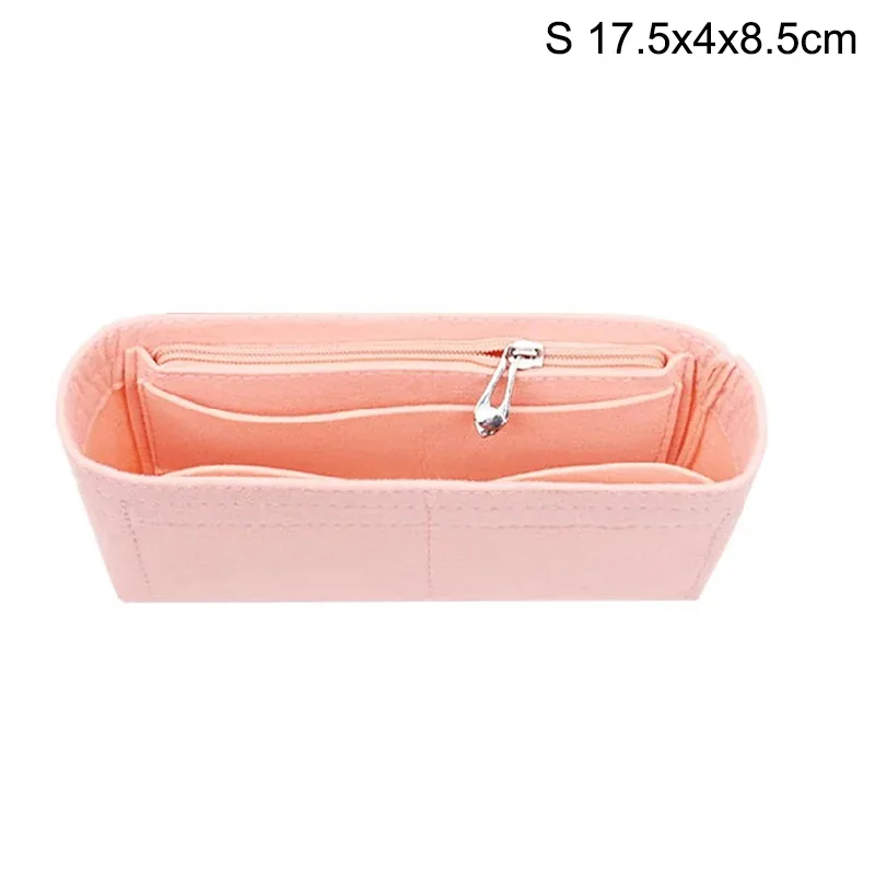 sac à main en feutre pour femme, organisateur de maquillage, doublure parfaite pour marque, sacs à cosmétiques, 1 pièce