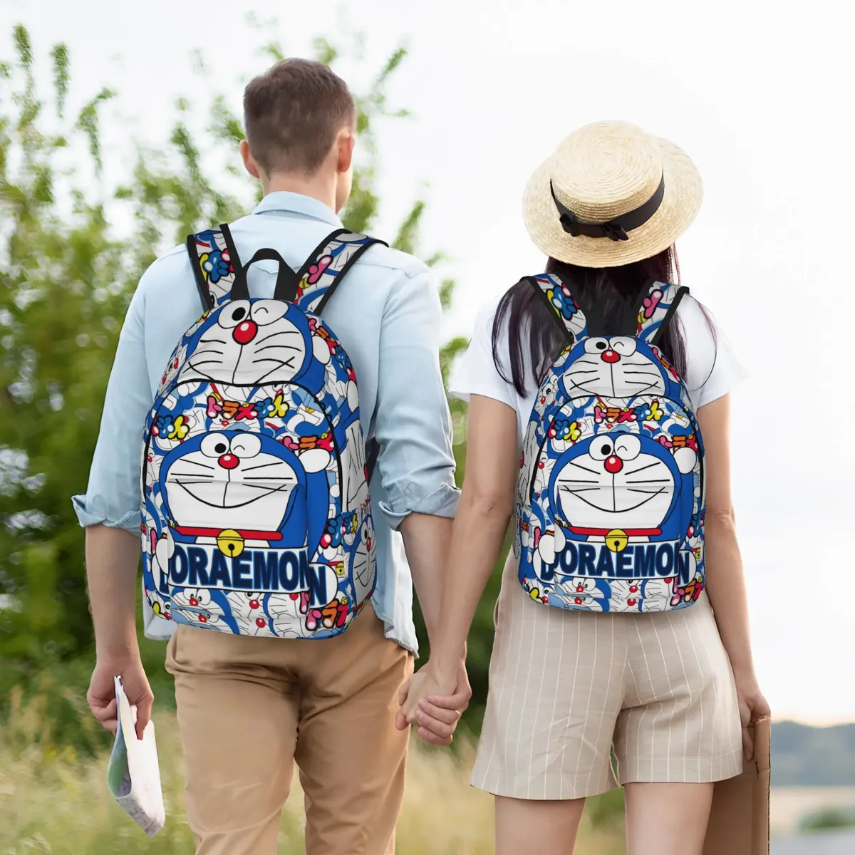 sac à dos doraemon pour adolescents, sac à dos durable pour étudiants et professionnels, sac à bandoulière pour ordinateur portable pour hommes et femmes