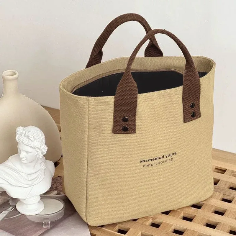 sac à main en toile pour femme vly/new, couleur unie, sac de voyage décontracté grande capacité pour femme