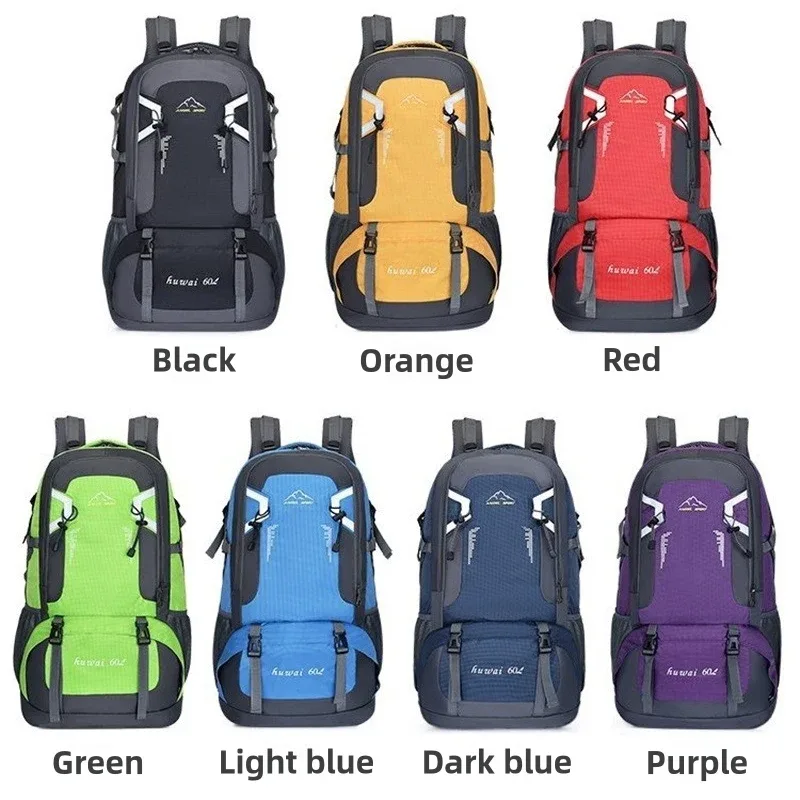 sac à dos de voyage de grande capacité 40l 60l sac à dos étanche pour ordinateur portable pour hommes femmes voyage en plein air randonnée sport voyage d'affaires
