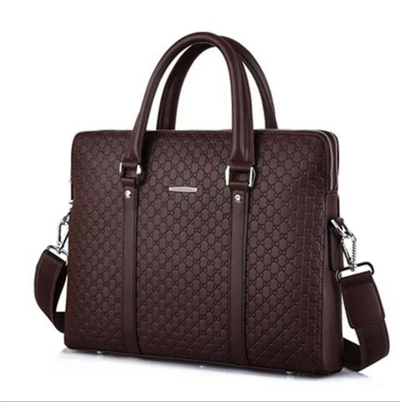 offre spéciale nouveaux hommes mode mallette d'affaires de haute qualité en cuir sac à main grande capacité sacs à bandoulière sacs pour ordinateur portable sac de messager