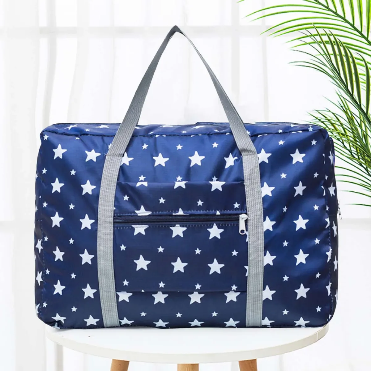 sac de voyage pliable et étanche, imprimé floral, bagage à main pour week-end, sac de nuit pour femmes et hommes, rangement sous le siège