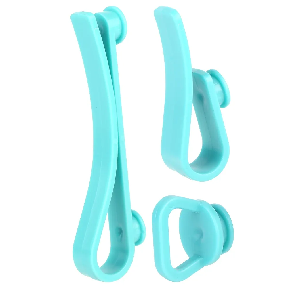 3pcs/set plastics hooks universal insert charm hooks key holder organizer for bogg bag hanging keys sunglasses