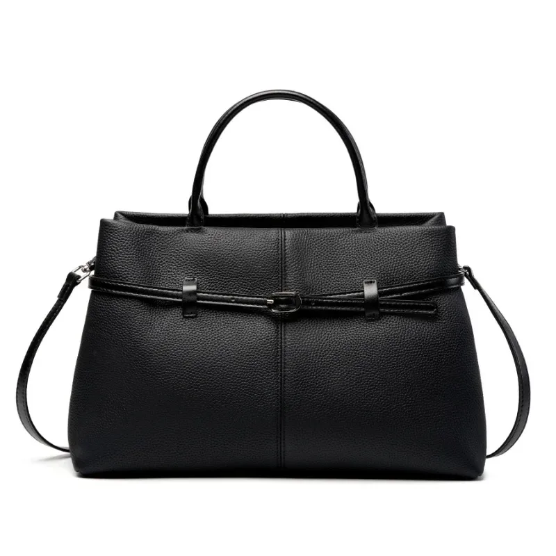 sacs pour femmes 2026 – sac fourre-tout d'épaule en cuir véritable grande capacité, inspiré des créateurs, idéal pour le bureau et les trajets quotidiens – sacs à main de luxe pour femmes