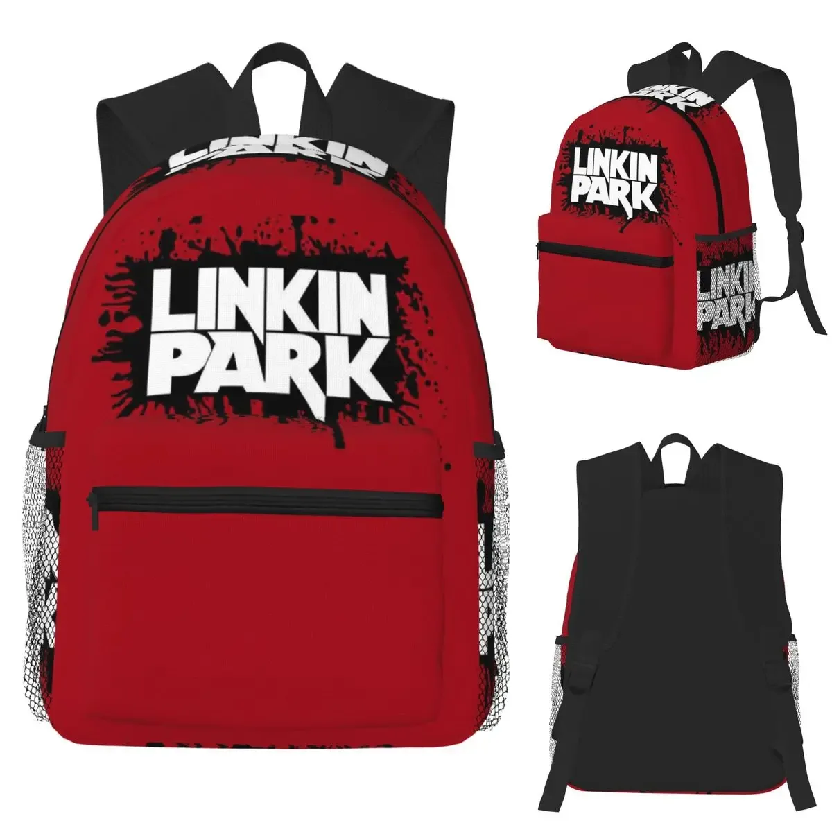 l-linkin-s p-park-s band sac à dos pour étudiant, sac d'école, randonnée, voyage, sac à dos pour garçons et filles, sac à bandoulière à la mode