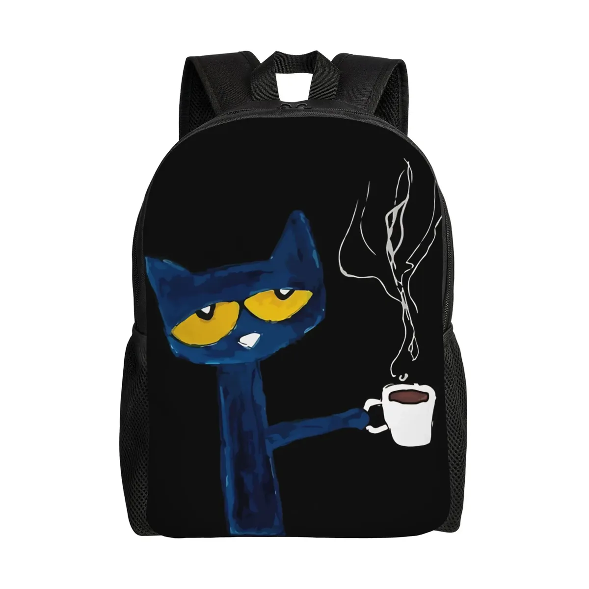sac à dos classique petes cartoon cats, cadeau idéal pour le lycée, les affaires, sac à dos mignon pour hommes et femmes, sacs en toile pour l'université.