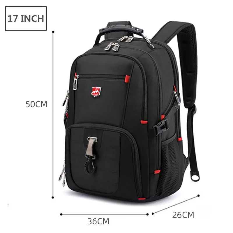 sacs à dos étanches pour ordinateur portable 20 pouces, sac d'école avec chargeur usb, sac à dos antivol pour hommes, sac à dos de voyage mochila haute capacité