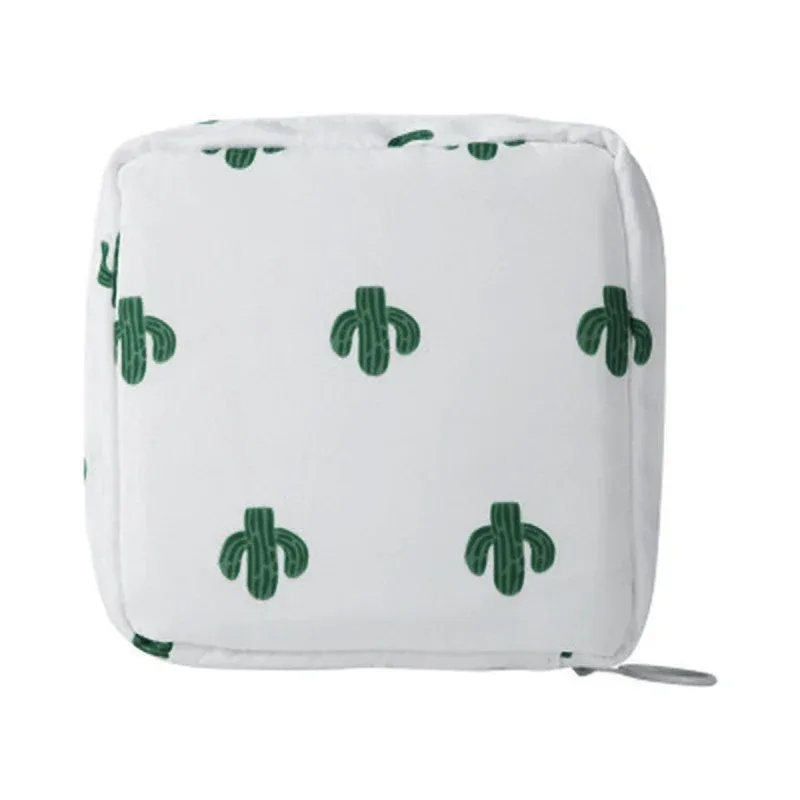 sac de rangement pour serviettes hygiéniques portables pour femmes, pochette pour tampon, serviettes, sacs à cosmétiques, organisateur, sac de maquillage pour dames, sac pour serviettes d'hygiène pour filles