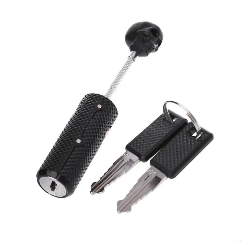 cadenas verrouiller plastique crâne noir blanc chaîne métal boutons rouge motifs carbone tsa voyage