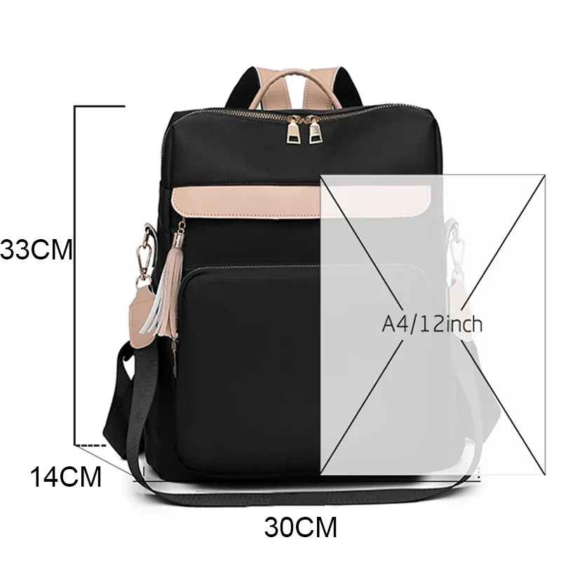 sacs à dos antivol à poches multiples pour femmes, sac à dos de grande capacité, sacs initiés pour adolescentes, sacs à dos à la mode, haute qualité